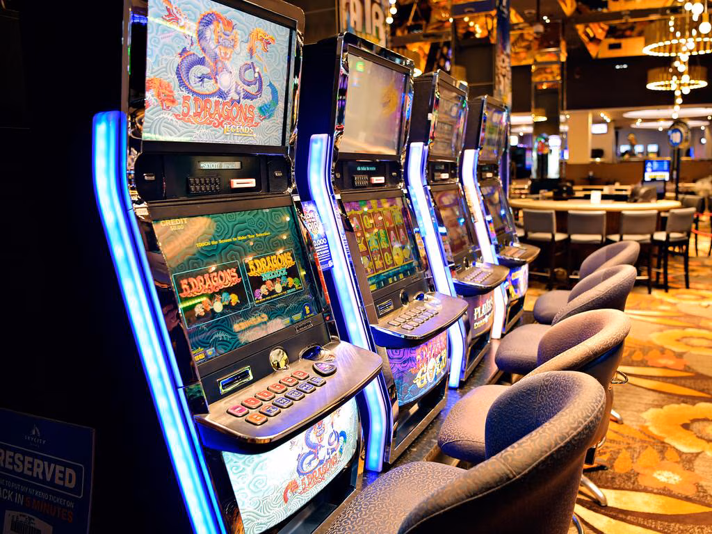 Premium casino lounge atmosphere for adults